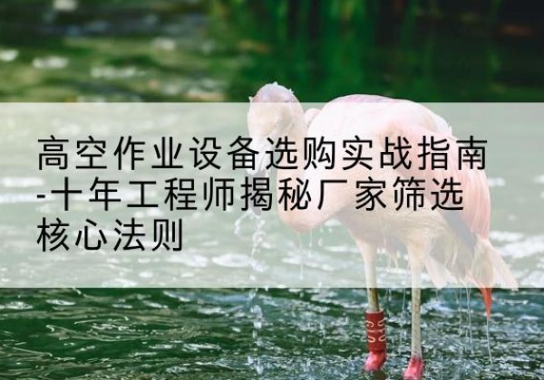 南海剪叉式升降机厂家-高空作业设备选购实战指南-十年工程师揭秘厂家筛选核心法则